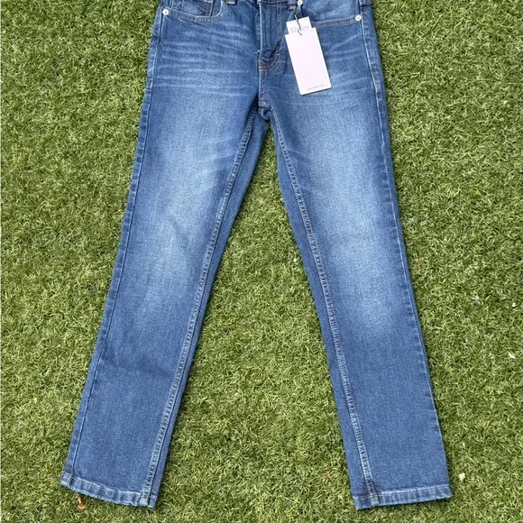 Calvin Klein Jeans Boys Blue Skinny Jeans - Picture 2 of 16